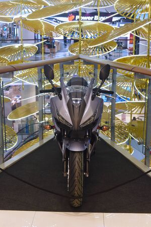 Bangkok, Thailand - January 1, 2016 : the big bike in Bangkok Motorbike Festival 2016, Central World Thailandのeditorial素材