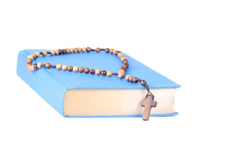 rosary and bible