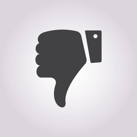 vector illustration of business and finance icon thumbs downのイラスト素材