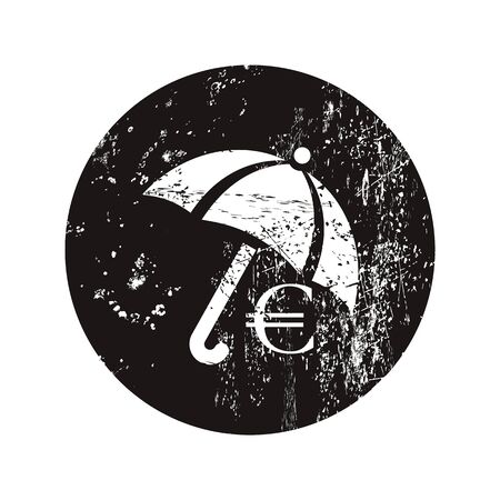 vector illustration of business and finance icon umbrellaのイラスト素材