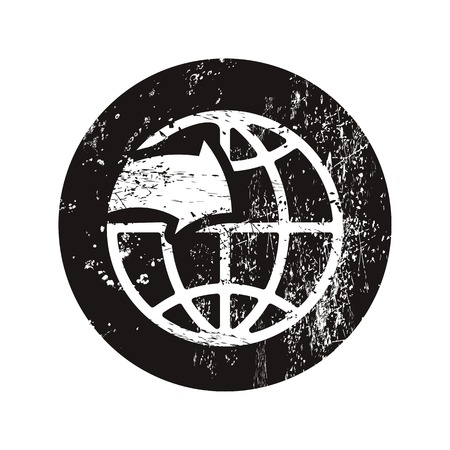 vector illustration of business and finance icon planet moneyのイラスト素材