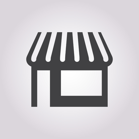 illustration of business and finance icon storeのイラスト素材