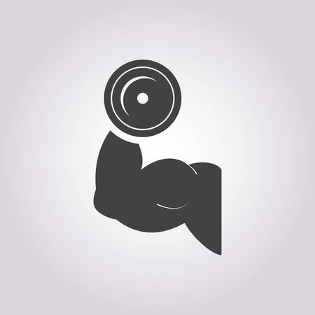 illustration of business and finance icon muscleのイラスト素材