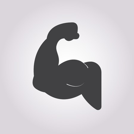 illustration of business and finance icon muscleのイラスト素材