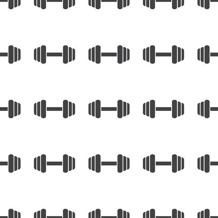 vector illustration of modern silhouette icon barbellのイラスト素材