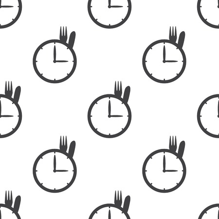 vector illustration of modern silhouette icon clock dietのイラスト素材