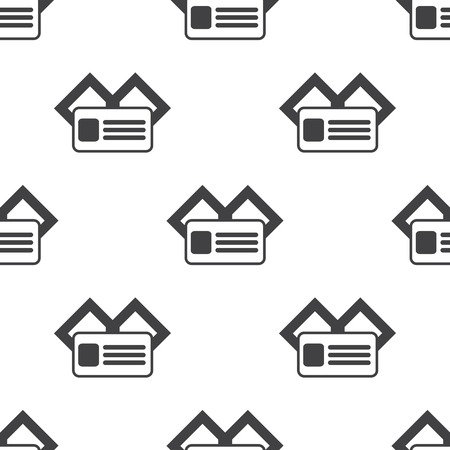 vector illustration of modern silhouette icon idのイラスト素材