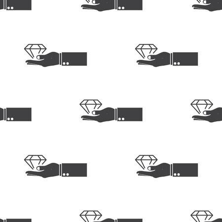 illustration of business and finance icon diamantのイラスト素材