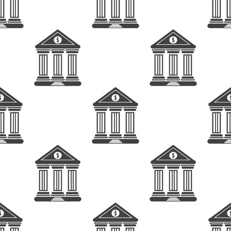 vector illustration of business and finance icon bankのイラスト素材