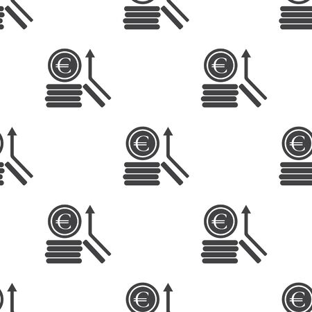 vector illustration of business and finance icon euro coinsのイラスト素材