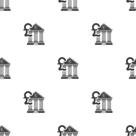 vector illustration of business and finance icon bankのイラスト素材
