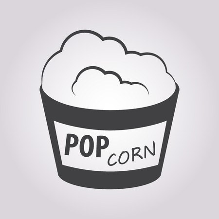 vector illustration of modern icon pop cornのイラスト素材