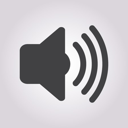 vector illustration of modern b lack icon volumeのイラスト素材