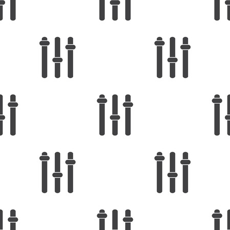 vector illustration of modern b lack icon equalizerのイラスト素材
