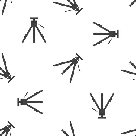 vector illustration of modern b lack icon tripodのイラスト素材