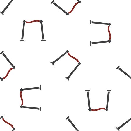 vector illustration of modern b lack icon red carpetのイラスト素材