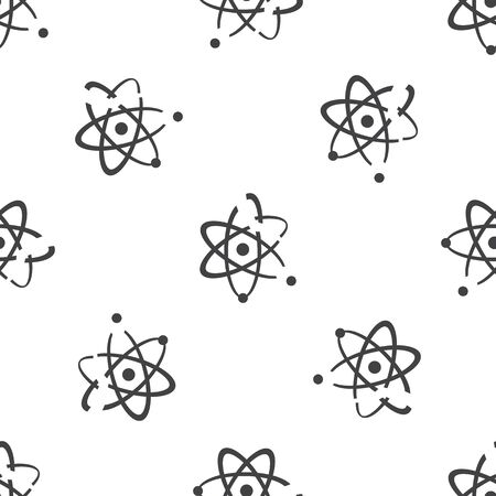 vector illustration of modern b lack pattern atomのイラスト素材