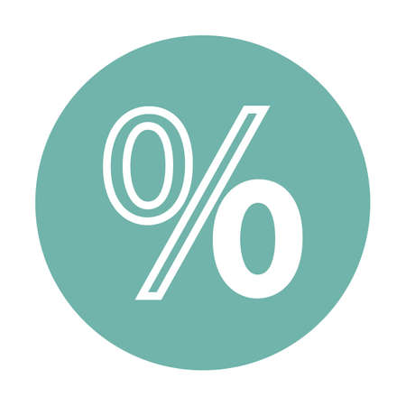 vector illustration of business and finance icon  percentageのイラスト素材