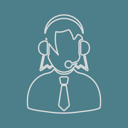 vector illustration of business and finance icon personのイラスト素材