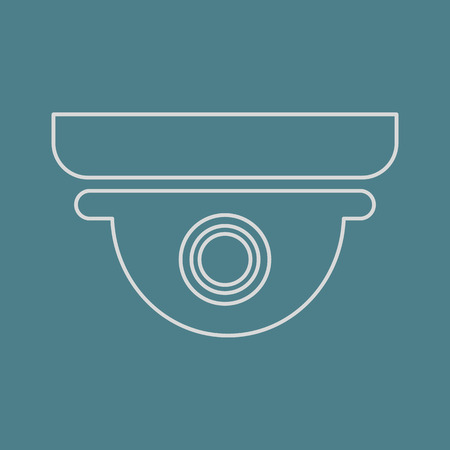 vector illustration of modern b lack icon camcorderのイラスト素材