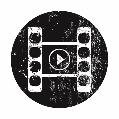 vector illustration of modern icon frame cinemaのイラスト素材