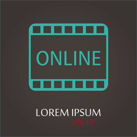 illustration of business and finance icon onlineのイラスト素材