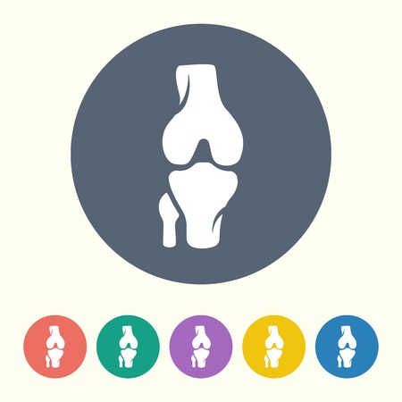 vector illustration of modern black icon boneのイラスト素材