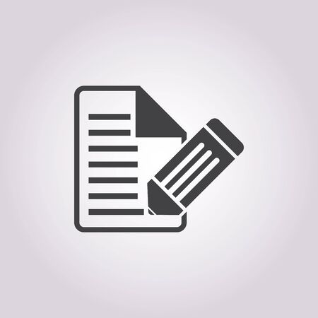 illustration of vector office modern icon in designのイラスト素材