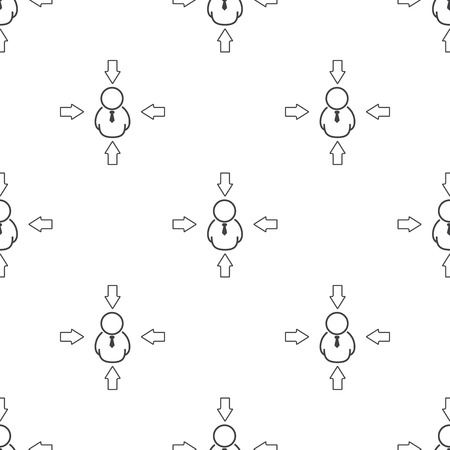 illustration of vector office modern icon in designのイラスト素材