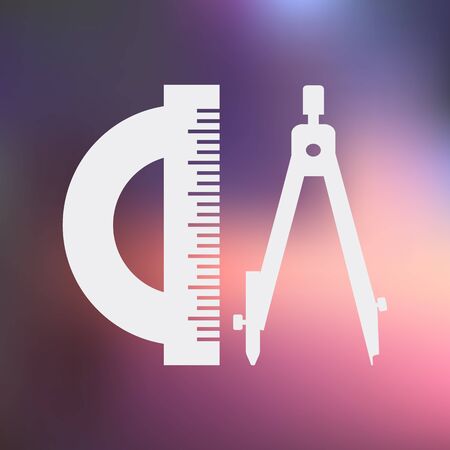 Vector illustration of modern education iconのイラスト素材