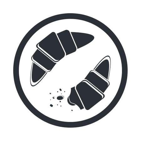 croissant iconのイラスト素材