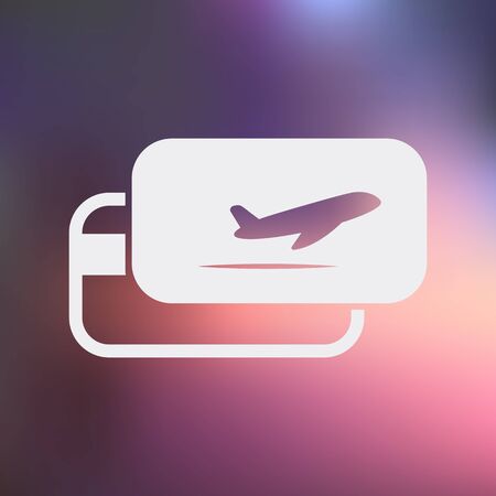 Vector illustration of travel and vacation iconsのイラスト素材