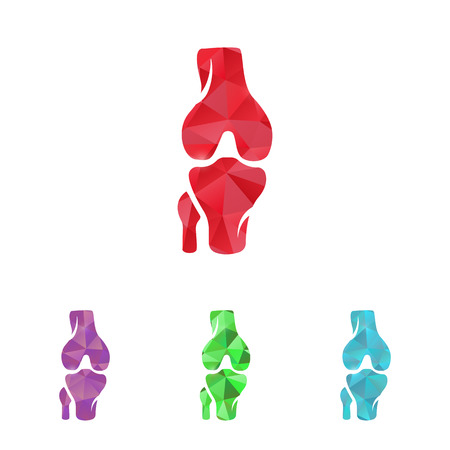 illustration of modern b lack icon boneのイラスト素材