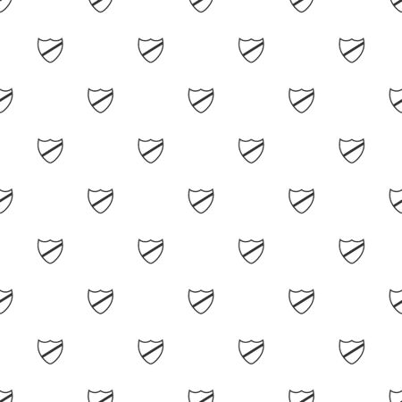 illustration of modern b lack icon shieldのイラスト素材
