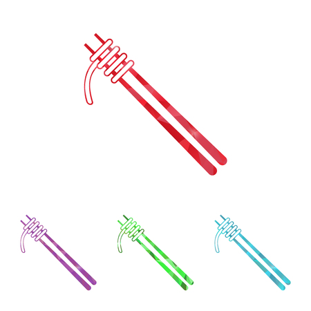 Vector illustration of food iconのイラスト素材