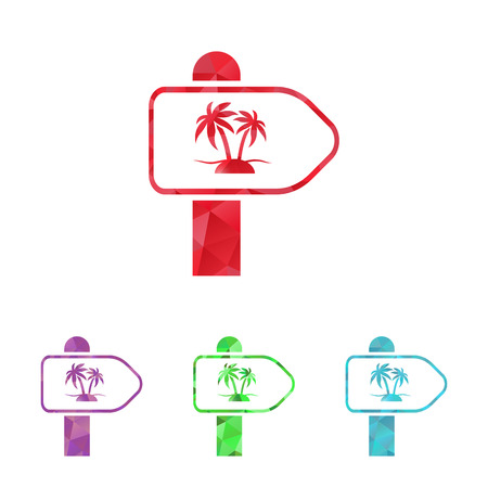 Vector illustration of travel and vacation iconsのイラスト素材