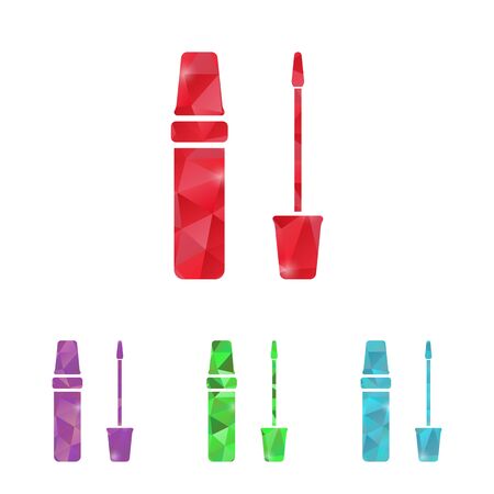 Vector illustration of beauty and fashion iconsのイラスト素材