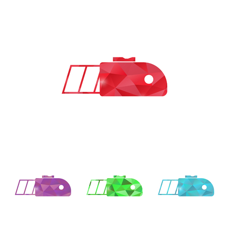 illustration of vector building modern icon in designのイラスト素材