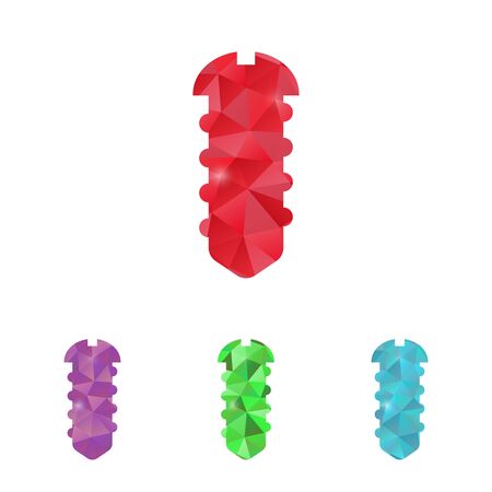 illustration of vector building modern icon in designのイラスト素材