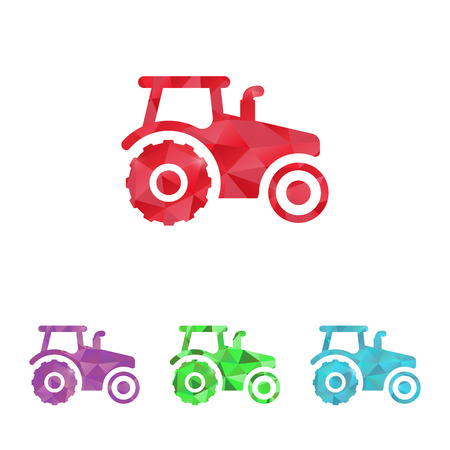 Vector illustration of modern farm iconのイラスト素材