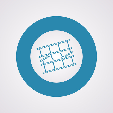 vector illustration of modern icon frame cinemaのイラスト素材