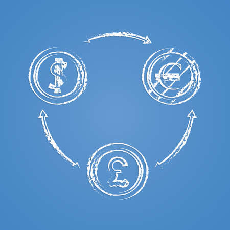 vector illustration of business and finance icon moneyのイラスト素材