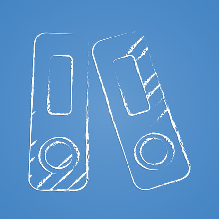 illustration of vector office modern icon in designのイラスト素材