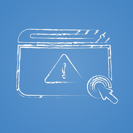 vector illustration of modern b lack icon virusのイラスト素材