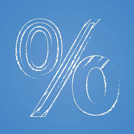 vector illustration of business and finance icon  percentageのイラスト素材