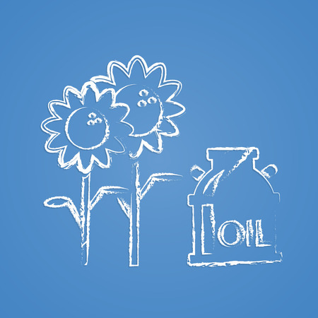 Vector illustration of modern farm iconのイラスト素材