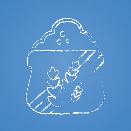 Vector illustration of modern farm iconのイラスト素材