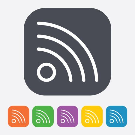 illustration of vector office modern icon in designのイラスト素材