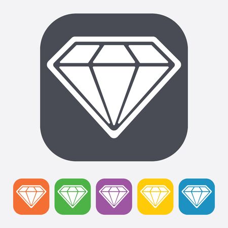 vector illustration of business and finance icon diamantのイラスト素材