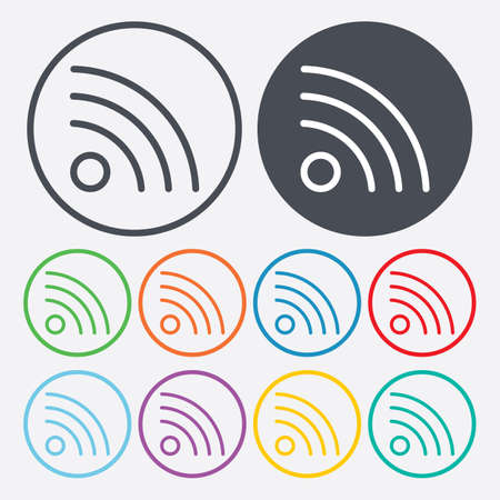 illustration of vector office modern icon in designのイラスト素材